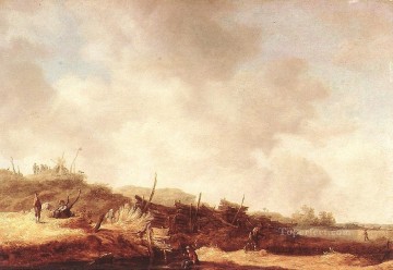 ヤン・ファン・ホイエン Painting - 砂丘のある風景 ヤン・ファン・ホイエン